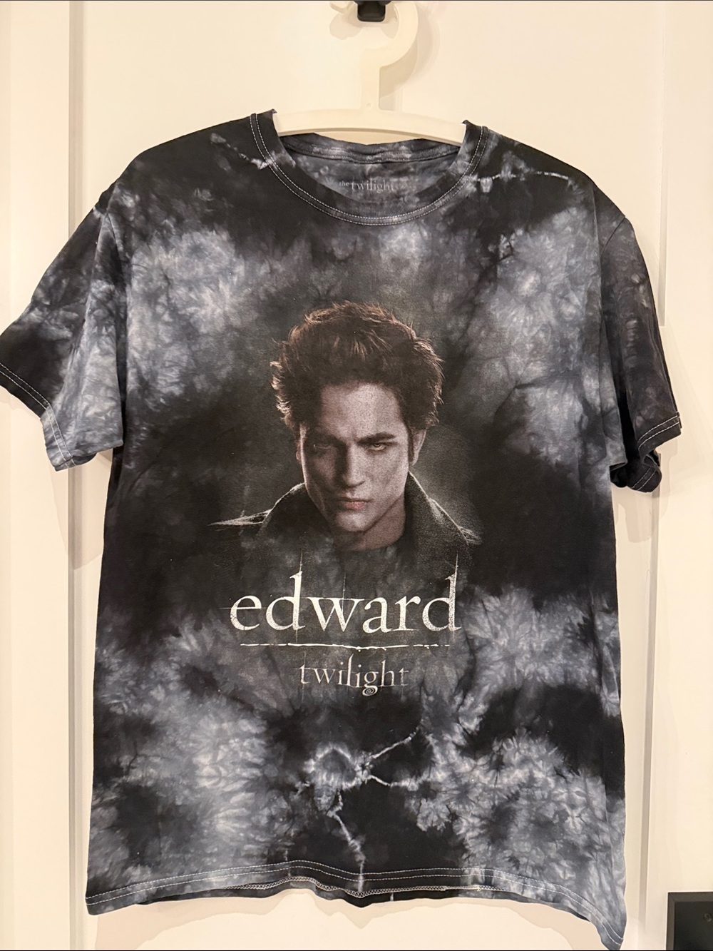 Twilight 'Edward' Black Tie-Dye Short Sleeve Tee
